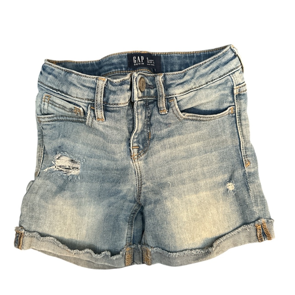 GAP 6T Girls Light Blue Denim Shorts